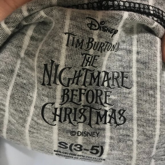 Disney Nightmare B4 Christmas Striped Hooded Shirt - Picture 6 of 7